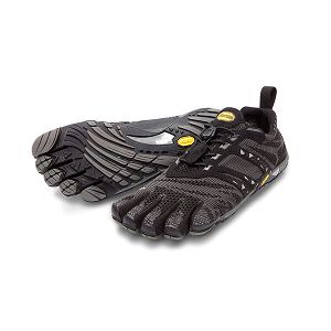 Vibram KMD EVO Black/Grey Womens Trail Shoes | India-548720